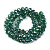 Electroplate Glass Beads Strands EGLA-A044-T8mm-B18-3