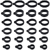 Gorgecraft 60Pcs 6 Styles Silicone Pendant SIL-GF0001-47-1