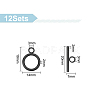 Unicraftale 12Pcs 304 Stainless Steel Toggle Clasps STAS-UN0050-83-3