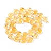 Heated Natural Citrine Beads Strands G-N342-17-3
