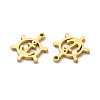 Ion Plating(IP) 304 Stainless Steel Pendants STAS-M089-43G-2