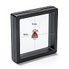 Square Transparent PE Thin Film Suspension Jewelry Display Box CON-D009-01A-03-4