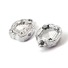 UV Plating Alloy Glass Pendants FIND-K032-33P-2
