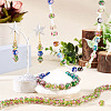 1 Strand Handmade Lampwork Inner Flower Rondelle Beads Strands LAMP-TA0002-72H-6