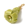 Dyed Synthetic Coral Pendants GG-CBAC295-02G-3