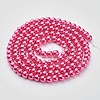 Glass Pearl Beads Strands HY-6D-B17-1