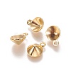 304 Stainless Steel Pendant Rhinestone Settings LS-X-STAS-L226-023G-1