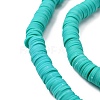 Handmade Polymer Clay Beads Strands CLAY-R089-8mm-Q048-3