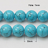 Synthetic Turquoise Beads Strands TURQ-H038-8mm-XXS09-2