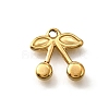 304 Stainless Steel Pendants STAS-C122-06G-1