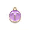 Alloy Enamel Pendants X-ENAM-S124-01B-01A-2