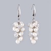Natural Pearl Dangle Earrings EJEW-JE03523-1