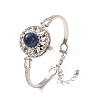 Rotating Sun Natural Lapis Lazuli Link Bracelets GG-CBA0251-11P-12-4