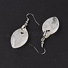 Natural Quartz Crystal Dangle Earrings EJEW-F343-B06-3