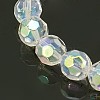 13 inch Handmade Glass Faceted Round Beads GF10mmC28-AB-1