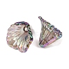 Transparent Acrylic Bead Caps OACR-G054-03I-2