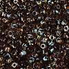 Transparent Colours Picasso Glass Beads SEED-Q039-05A-C06-3