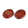 Natural Red Jasper Pendants G-N365-02B-2