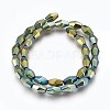 Electroplated Non-magnetic Synthetic Hematite Beads Strands G-P392-R01-1