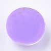 Glitter Translucent Resin Cabochons RESI-S364-43A-05-2