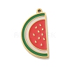 304 Stainless Steel Enamel Pendants STAS-I322-84G-G-1
