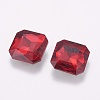 Pointed Back K9 Glass Rhinestone Cabochons RGLA-F048-M-3