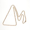 304 Stainless Steel Cable Chain Necklaces NJEW-N0046-02G-2