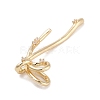 Brass Pave Clear Cubic Zirconia Pendants KK-Z061-20G-02-2