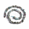 Natural Larimar Beads Strands G-D0002-D64-2