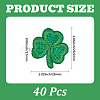 40Pcs Saint Patrick's Day Computerized Embroidery Cloth Self Adhesive Patches PATC-CY0001-51B-2