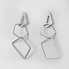 304 Stainless Steel Stud Earrings EJEW-J099-27-2