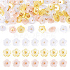 60Pcs 3 Colors 1-Hole Resin Buttons RESI-TA0004-42-1