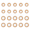 DICOSMETIC 20Pcs 2 Style ABS Plastic Imitation Pearl Shank Buttons BUTT-DC0001-06KCG-1