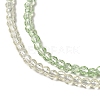 Transparent Gradient Color Glass Beads Strands GLAA-H021-01A-13-3