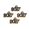 New Year's Day Tibetan Style Alloy Charms FIND-N014-01AB-1