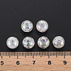 Transparent Crackle Acrylic Beads X-MACR-S373-66-L06-5