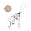 Imitation Gemstone Acrylic Mobile Straps HJEW-JM02637-05-3
