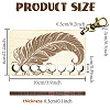  8-Position Wood Embroidery Thread Storage Trays TOOL-WH0056-023-2