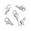 SHEGRACE Brass Lobster Claw Clasps XGRQ58067-766P-4