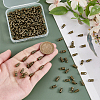 200Pcs Tibetan Style Zinc Alloy Cord End FIND-PH0028-31AB-3