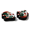 Santa Claus Christmas Food Grade Eco-Friendly Silicone Beads SIL-D001-02-3