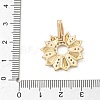 Brass Micro Pave Cubic Zirconia Pendants LS-KK-F939-02D-G-3