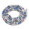 Electroplate Glass Beads Strands X-EGLA-S192-001A-B05-2