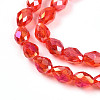 Transparent Electroplate Glass Beads Strands LS-EGLA-N013-T6mm-B29-3