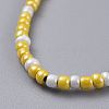 Adjustable Nylon Thread Braided Beads Bracelets BJEW-JB04522-3