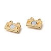 2-Strands Brass Magnetic Clasps KK-CBA9C94-01A-G-2