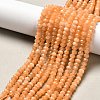 Dyed Natural Malaysia Jade Rondelle Beads Strands X-G-E316-2x4mm-01-1