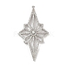 Brass Micro Pave Cubic Zirconia Pendants KK-M322-46P-1
