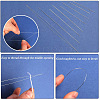 Iron Collapsible Big Eye Beading Needles SENE-PW0020-01P-3