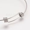 304 Stainless Steel Expandable Bangle Making X-BJEW-F243-02P-2